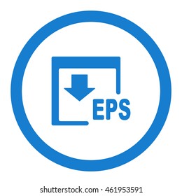 EPS Icon, flat design style