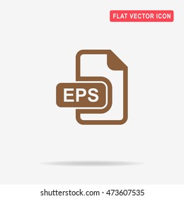 Eps icon. Vector concept illustration for design.