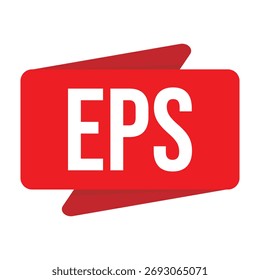 Icono de EPS con fondo blanco