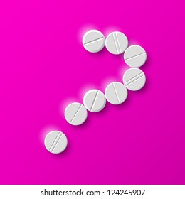 eps, question mark of the pills