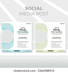 EPS Real estate digital marketing web banner social media and instagram post template banner.