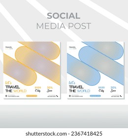 EPS Real estate digital marketing web banner social media and instagram post template banner.