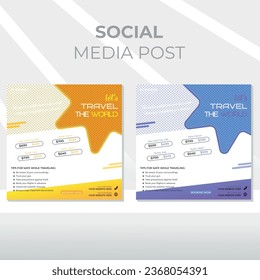 EPS Real estate digital marketing web banner social media and instagram post template banner.