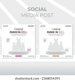 EPS Real estate digital marketing web banner social media and instagram post template banner.