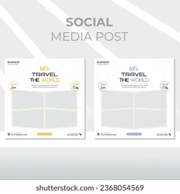 EPS Real estate digital marketing web banner social media and instagram post template banner.