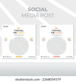 EPS Real estate digital marketing web banner social media and instagram post template banner.