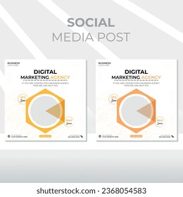 EPS Real estate digital marketing web banner social media and instagram post template banner.