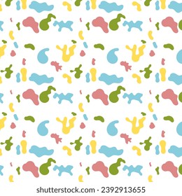 EPS - Seamless Pattern Element Backround Graphic Abstract Texture - Decoration Needed and Editable