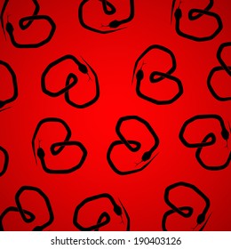 eps, snake in the form of a heart