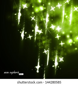 eps, technical background in neon style