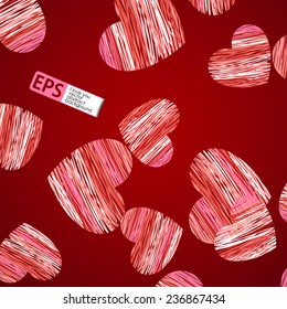 eps, valentine background