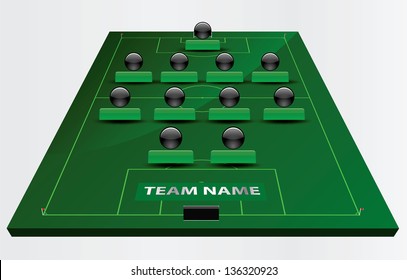 EPS Vector 10 - soccer field or football field