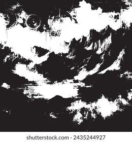 Una ilustración vectorial EPS de un fondo angustiado. Presenta una textura grunge con un toque urbano, caracterizado por arañazos. El diseño incluye un efecto granuloso y grungy con una capa de polvo