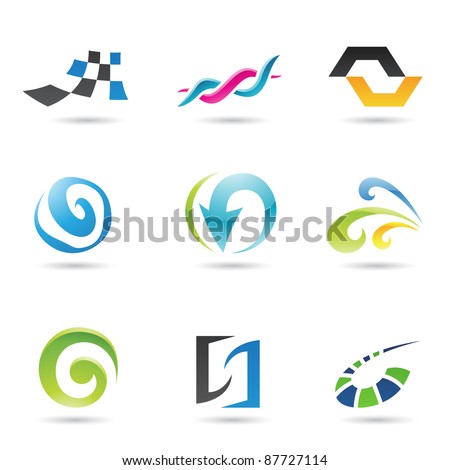 Eps Vector illustration of geometrical abstract shapes