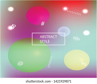  EPS. Vector illustration invite. Blue editable drawing, made from random multicolor spots.