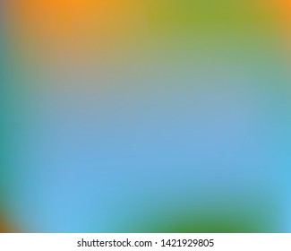 EPS. Vector illustration layout. Pretty splash and spreading spot. Blue vector gradient mesh with soft acrylic transitions.