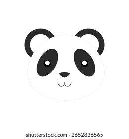 Ilustração de EPS Vetor da face do panda