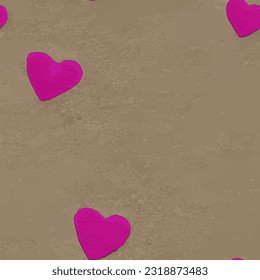 Per Vektorgrafik nahtlose Muster Mode drucken Liebe Herzen Hintergrund romantische Textur Illustration valentiner Kunst Ornament Hochzeit Bild bunter Liebesromane Symbol Schönheit endlose Wiederholungspapier