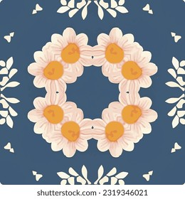 eps vector seamless pattern fashion print colorful background floral texture illustration botanical art ornament mandala image ethnic modern flora tribal beauty endless ethnic repeating