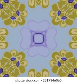 eps vector seamless pattern fashion print colorful background floral texture illustration botanical art ornament mandala image ethnic modern flora tribal beauty endless ethnic repeating