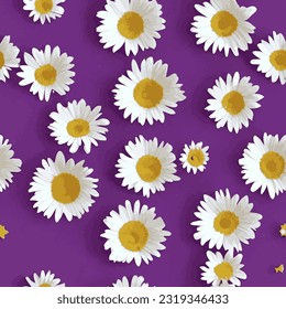 eps vector seamless pattern fashion print pink yellow flowers background floral texture illustration botanical art ornament flora garden image colorful plant modern flora bloom beauty endless repeat