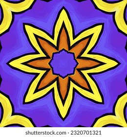 eps vector seamless pattern fashion print colorful background geometric texture illustration floral art ornament mandala image ethnic modern flora tribal beauty endless ethnic repeating
