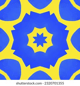 eps vectorial sin fisuras moda imprimir fondo colorido textura geométrica ilustración de arte floral ornamento mandala imagen de la flora moderna étnica belleza tribal interminable repetición étnica