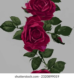eps vectorial sin fisuras moda imprimir flores fondo textura floral ilustración arte botánico ornamento flora jardín imagen planta colorida flora moderna belleza inagotable repetición