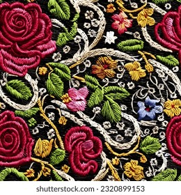 Für Vektor nahtlose Muster Modedruckblumen Hintergrund florale Textur Illustration botanische Kunst Ornament Flora Garten Bild bunte Pflanzen moderne Flora Blüte Schönheit endlose Wiederholung