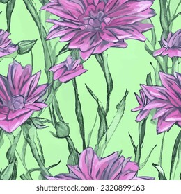 eps vector seamless pattern fashion print flowers background floral texture illustration botanical art ornament flora garden image colorful plant modern flora bloom beauty endless repeat