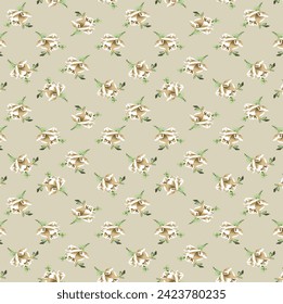 EPS Vector Seamless Pattern Fashion Print Pink Bloom Rose Flower Background Floral Texture Illustration Botanical Art Ornament Flora Garden Image Colorful Plant Modern Flora Bloom Beauty Endless