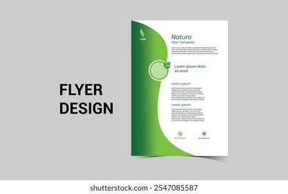 Plantilla de Vector EPS. Informe Anual, Revista, Póster, Presentación Corporativa, Cartera, Flyer, Plantilla de Naturaleza flyer, infografía, Presentación Corporativa Fácil de usar y editar.