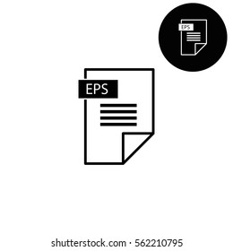 eps -  white vector icon