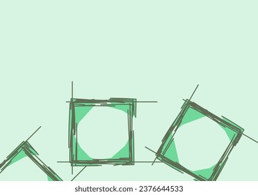 (EPS, so you can edit it)
Background in green with abstract squares in vector format, so you can change the colors or add something