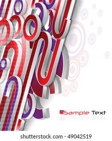 eps10 3d abstract background