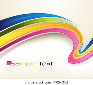 eps10 3d colorful background