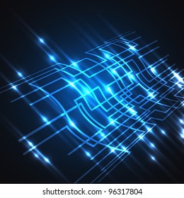 EPS10 3D Colorful Network Vector Design