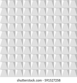 EPS10. Abstract 3d geometric background. White seamless texture with shadow. Simple clean white background texture. 