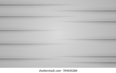 EPS10. Abstract 3d geometric background. White texture with shadow. Simple clean white background texture. 3D Vector interior wall panel pattern.