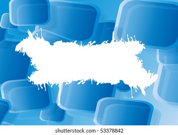 eps10 Abstract blue background. Clip-art