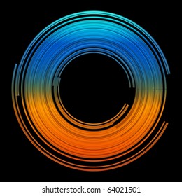 Diseño de vectores de color abstracto EPS10