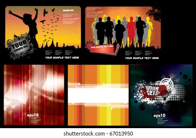 EPS10 abstract composition - vector illustration