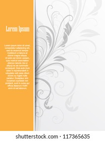 eps10 abstract elegant floral background
