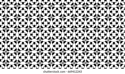 EPS10. Abstract geometric black and white art pattern