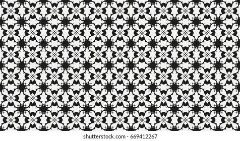 EPS10. Abstract geometric black and white art pattern