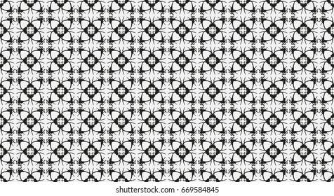 EPS10. Abstract geometric black and white art pattern