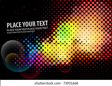 eps10 abstract halftone vector illustration design.