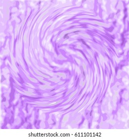 eps10. Abstract illustration of a stream in a spiral in purple tones. Vector illustration