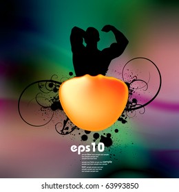 EPS10 Abstract music background