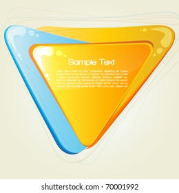 EPS10 Abstract Speech Bubble Vector Background